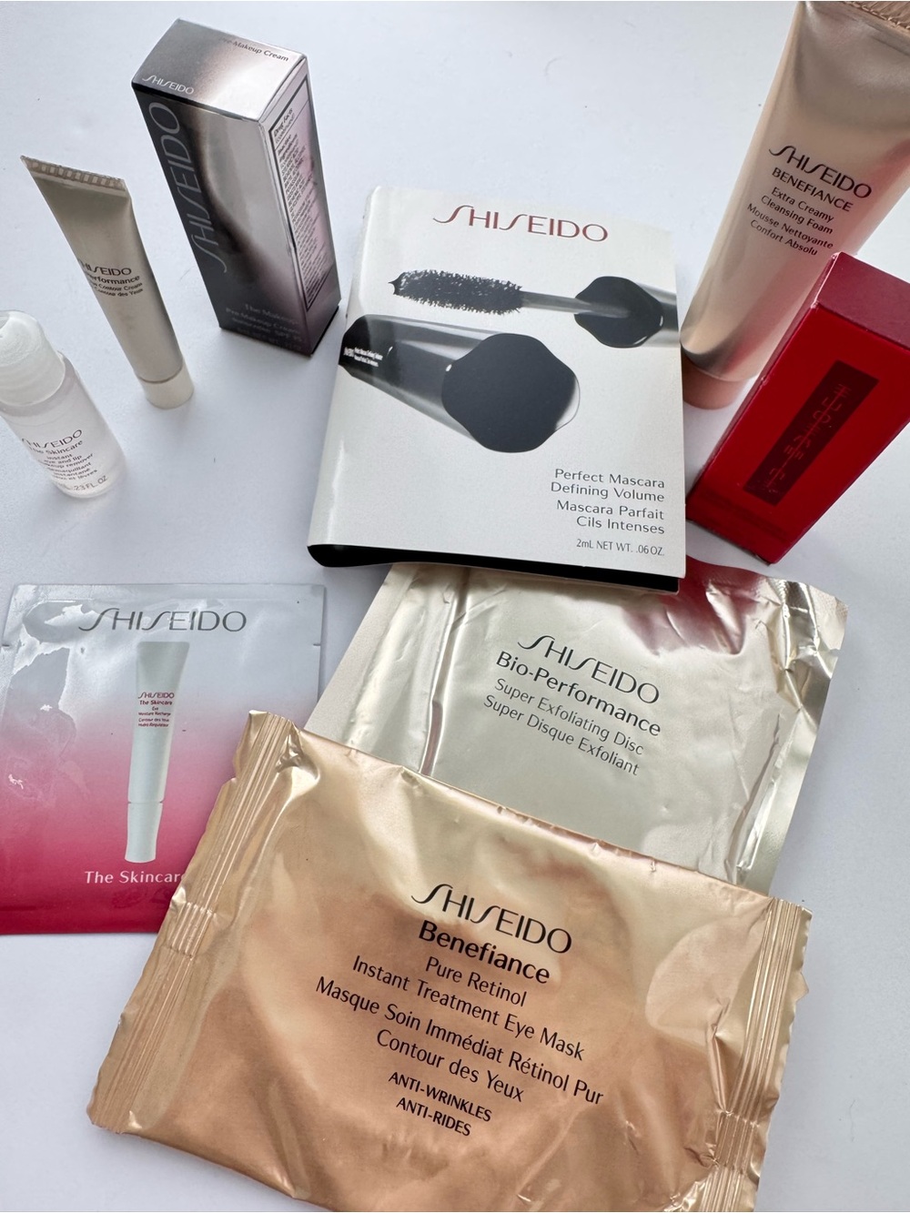 Bundle🛍️ Shiseido Skincare Travel Sizes Cleanser Makeup Remover Mascara